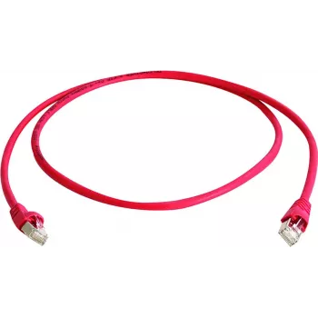 Telegärtner MP8 FS 600 kryžminis tinklo kabelis RJ-45 male to RJ-45 male 2 m SFTP Cat.7 raudonas