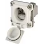 Telegärtner STX V6 RJ45 flanšinis sujungiklio rinkinys Variantas 6, 8P8C, ekranuotas, Cat.6A, IP67, šviesiai pilkas J00020A0483