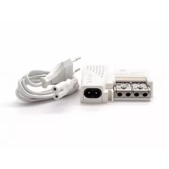 TELEVES PicoKom 1 EC antenos stiprintuvas, 1 įėjimas, 2 išėjimai, 12 dB stiprinimas, 47-694 MHz, F tipo jungtys, vidaus montavimui
