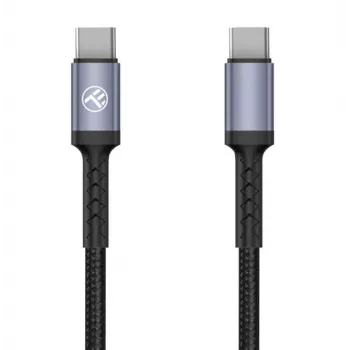 Tellur Type-C į Type-C laidas 3A 60W 1m Juodas