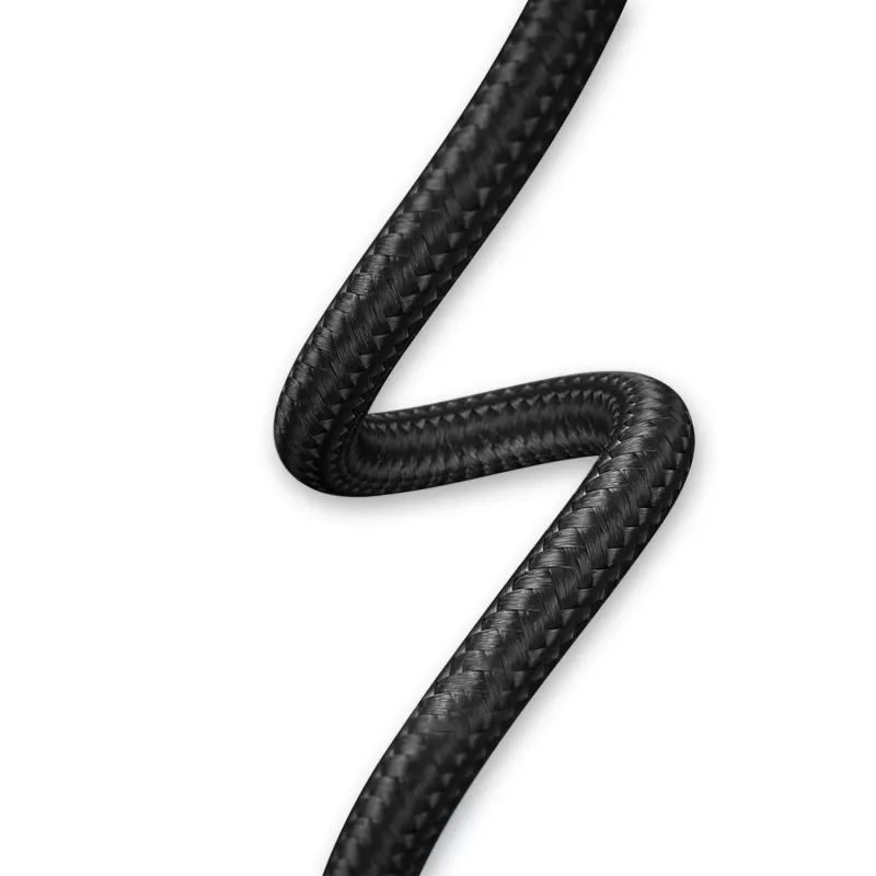Tellur Type-C į Type-C laidas 3A PD60W 2m Nylon Black