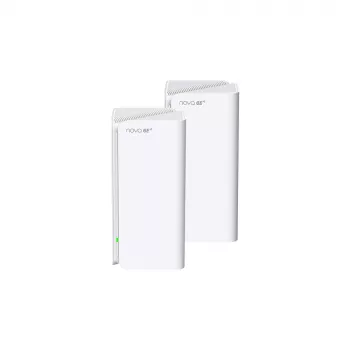 Tenda MX21 Pro (2-Pack) Tri-Band Wi-Fi 6E AXE5400 Mesh System, White, 3 Internal Antennas