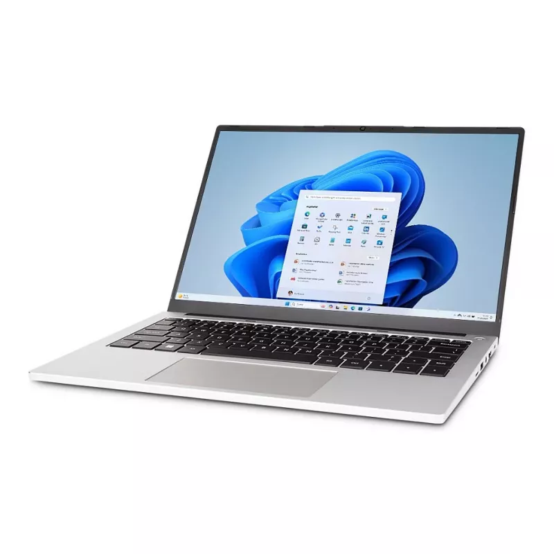 TERRA MOBILE 1410M 14.1 inch FHD IPS nešiojamasis kompiuteris – Intel Core i5-1135G7, 8GB RAM, 250GB NVMe SSD, Windows 10 Pro, Wi-Fi 6, apšviesta vokiška klaviatūra, tamsiai pilka
