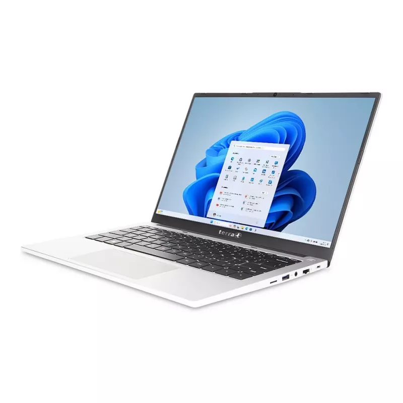 TERRA MOBILE 1410M 14.1 inch FHD IPS nešiojamasis kompiuteris – Intel Core i5-1135G7, 8GB RAM, 250GB NVMe SSD, Windows 10 Pro, Wi-Fi 6, apšviesta vokiška klaviatūra, tamsiai pilka