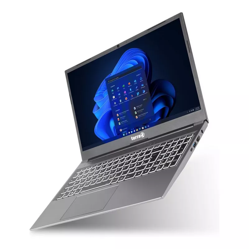 TERRA 1220901 nešiojamas kompiuteris, 15,6 colio Full HD, Intel Core i7-1355U, 16GB DDR5, 1TB SSD, Windows 11 Pro