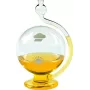 TFA 29.2000.01 Weather Globe – analoginis barometras, termometras, higrometras – juoda/chromas