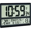TFA 60.4521.01 XL Radijo laikrodis su vidaus ir lauko temperatūra