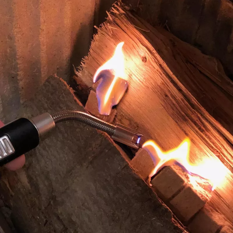 TFA Dostmann elektroninė lanko uždegimo priemonė su lanksčiu kaklu, įkraunama, juoda 98.1118.01
