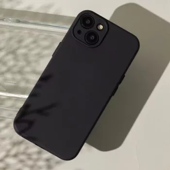 TFO Silicone dėklas, skirtas Xiaomi Redmi A7 Pro - matinės juodos spalvos smūgiams atsparus galinis dangtelis