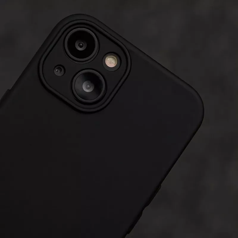 TFO Silicone dėklas, skirtas Xiaomi Redmi A7 Pro - matinės juodos spalvos smūgiams atsparus galinis dangtelis