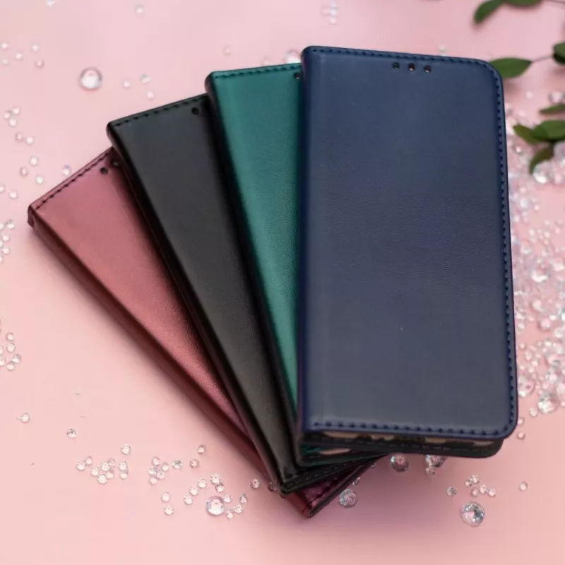 TFO Smart Magnetic Wallet dėklas, skirtas Xiaomi Redmi A7 Pro, bordo spalvos