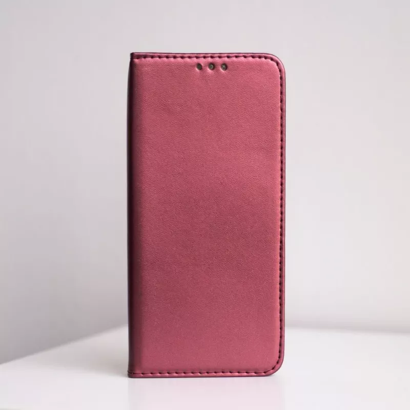 TFO Smart Magnetic Wallet dėklas, skirtas Xiaomi Redmi A7 Pro, bordo spalvos