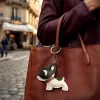TFO Universal Chain Bulldog juodas pakabukas su metaliniu segtuku