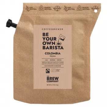 The Brew Company Colombia Medium Roast malta kava maišeliuose, 100% Arabica, Fairtrade, 20 g vienam puodeliui