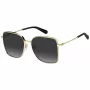 THE MARC JACOBS moteriški akiniai nuo saulės MARC829SRHL - acetatinis rėmelis, UV400 apsauga, 58 mm lęšiai