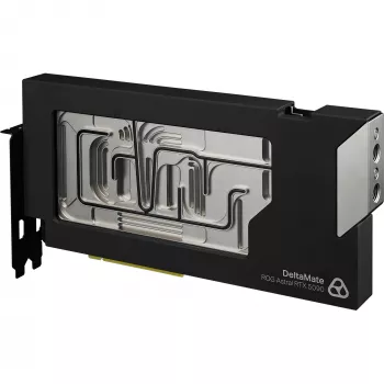 Thermal Grizzly DeltaMate GPU Water Block, skirta Astral RTX 5090, ARGB, su galine plokšte - Akrilas, Juoda
