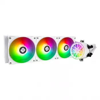 Thermalright Aqua Elite V6 RGB 360mm baltas skysčiu aušinamas procesoriaus aušintuvas
