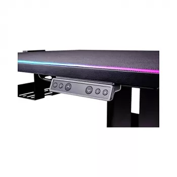 Thermaltake CycleDesk 100 GGD elektrinis reguliuojamo aukščio stalas su RGB apšvietimu, juodas