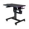 Elektrinis žaidimų stalas Thermaltake CycleDesk 100 GGD, MDF stalviršis, 800x500 mm, juodos spalvos