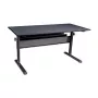 Thermaltake Level 20 Battle Station Gaming Desk – Z formos plieninis rėmas, anglies pluošto MDF stalviršis, 100 kg talpa, juoda