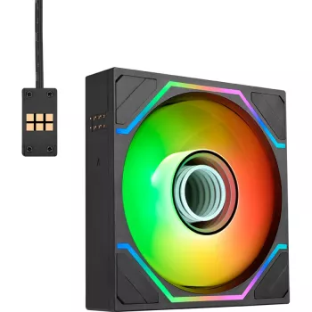 Thermaltake SWAFAN 120 EX INFINITY Black 3-Pack 120mm PWM ARGB Ventiliatoriai