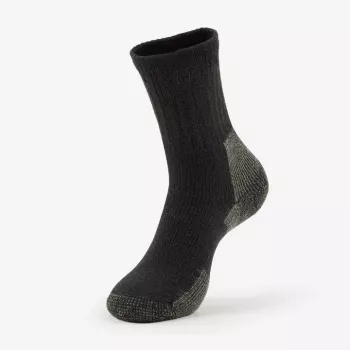 THORLO'S vyriškos pėsčiųjų kojinės Maximum Cushion Crew – juodos (KX0000-BLK-M)