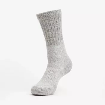 THORLO'S Trekking Socks Thorlo Maximum Cushion Crew Warm Light Grey