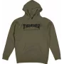 Thrasher Hoodie Skate Mag Army Green S