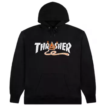 Thrasher x Toy Machine Hoodie Pyramid Black L