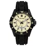 TIMBERLAND Vyriškas Medford 46mm Smėlio Spalvos Ciferblatu Juodu Silikoniniu Dirželiu Kvarcinis Laikrodis 15578JSB-14P