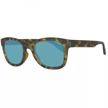 Timberland TB9080-5055R Vyriški poliarizuoti kvadratiniai akiniai nuo saulės, matinė juoda/žalia, 55 mm