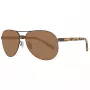 Timberland TB9086-6249H Vyriški poliarizuoti akiniai nuo saulės Matinė juoda Žalia 62mm