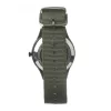 Timex Expedition North Field Post vyriškas analoginis kvarcinis laikrodis 41 mm, žalias ciferblatas, ruda odinė apyrankė TW2V11000LG