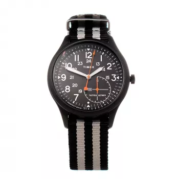 TIMEX Expedition North Field Post Vyrų Mechaninis Rankinis Laikrodis 41mm Nerūdijančio Plieno Korpusas Juodas Ciferblatas Ruda Odinė Juosta TW2V10600LG