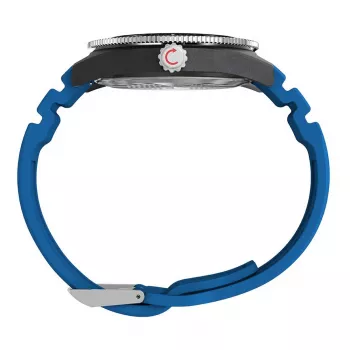 Timex Expedition North Field Post Solar vyriškas laikrodis TW2Y02500 – 43 mm juodas ciferblatas, žalias audinio dirželis, safyro stiklas