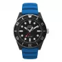 Timex Expedition North Field Post Solar vyriškas laikrodis TW2Y02500 – 43 mm juodas ciferblatas, žalias audinio dirželis, safyro stiklas