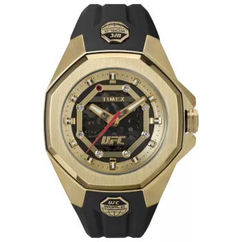 TIMEX Vyriškas Lauko Laikrodis TW2V86500 - 45mm Nerūdijančio Plieno Korpusas, Žalias Audeklo Dirželis, Saulės Kvarcas, 100m Atsparus Vandeniui