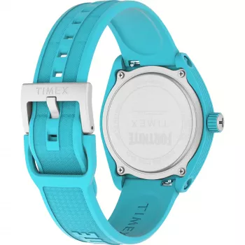 TIMEX Vyrų Lauko Laikrodis TW2W96900 40mm Kvarcinis Analoginis Ruda Odinė Juosta Juodas Ciferblatas