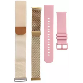 Titmo Loop I-110 Gold išmanioji apyrankė su EKG, HRV, ŠSD, kraujospūdžio, SpO2, IP68, Bluetooth
