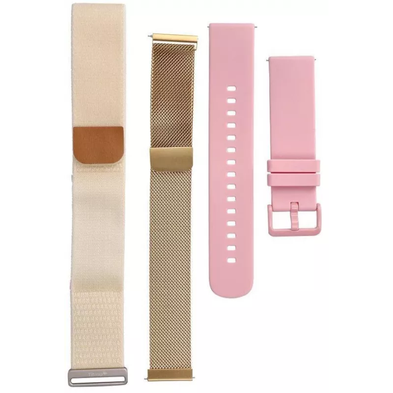 Titmo Loop I-110 Gold išmanioji apyrankė su EKG, HRV, ŠSD, kraujospūdžio, SpO2, IP68, Bluetooth