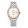 TITONI Airmaster Vyriškas Šveicariškas Automatinis Laikrodis 878SRG-657 41mm Rožinis Auksas PVD Nerūdijantis Plienas Ruda Oda