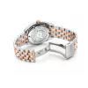 TITONI Vyriškas automatinis laikrodis 83909SRG-063 38,5mm Rožinio aukso PVD nerūdijantis plienas Sidabrinis ciferblatas Ruda odinis dirželis