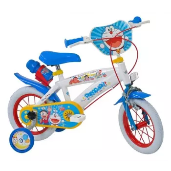 Toimsa Doraemon 12 vaikiškas dviratis – 12 colių ratai, plieninis rėmas, mėlynas/baltas