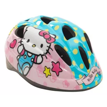 TOIMSA Hello Kitty dviračių šalmas mergaitėms, rožinis/baltas, S (52-56 cm)