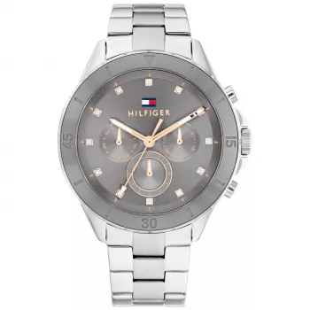 Tommy Hilfiger Damon Vyriškas Kvarcinis Analoginis Laikrodis 40mm Nerūdijančio Plieno Mėlynu Ciferblatu