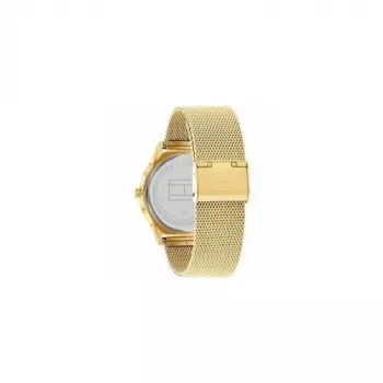 Vyriškas laikrodis Tommy Hilfiger 1710469 analoginis kvarcinis 40mm mėlynas ciferblatas ruda odinis dirželis