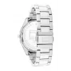 Tommy Hilfiger vyriškas laikrodis 1710541 analoginis kvarcinis 44mm nerūdijančio plieno korpusas rudos odos dirželis mėlynas ciferblatas