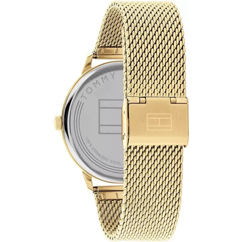Tommy Hilfiger 1791877 Vyriškas Analoginis Kvarcinis Laikrodis, 43mm Nerūdijantis Plienas, Mėlynas Ciferblatas