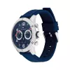 Tommy Hilfiger Vyriškas Laikrodis 1792027 Analoginis Kvarcinis 44mm Mėlynas Ciferblatas Sidabrinis Nerūdijantis Plienas