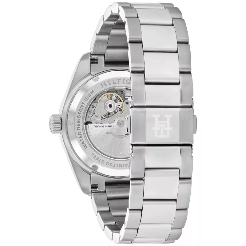 Tommy Hilfiger vyriškas laikrodis 1792154 Quartz nerūdijančio plieno 40mm mėlynu ciferblatu